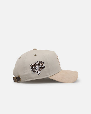 New Era New York Yankees 'Cream Suede' 9FORTY A-Frame Strapback Stone/Oatmilk