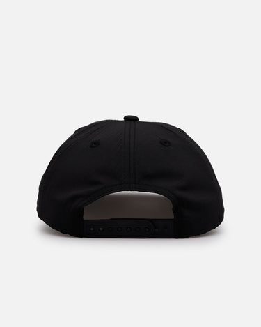 Malbon Nylon Structured Rope Snapback Black/White