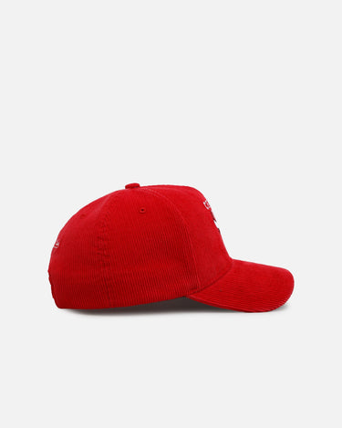 Mitchell & Ness Chicago Bulls 'Vintage Cord' Pro Pinch Corduroy Snapback Red