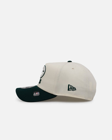 New Era Green Bay Packers 'Evergreen 2.0' 9FORTY A-Frame Snapback Chrome/Dark Green