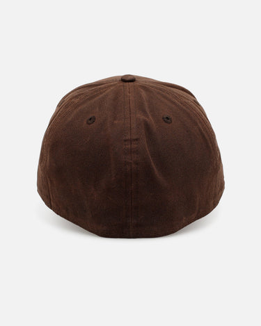 New Era Los Angeles Dodgers 'Waxed Canvas QS' 59FORTY A-Frame Fitted Brown
