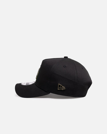 New Era Los Angeles Dodgers 'Realtree UV Project X' 9FORTY A-Frame Snapback Black/Gold