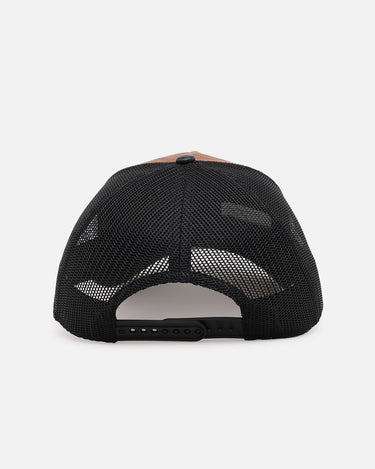 47 Brand Los Angeles Dodgers 'Tonal Suede' '47 Offside Trucker Snapback Chocolate
