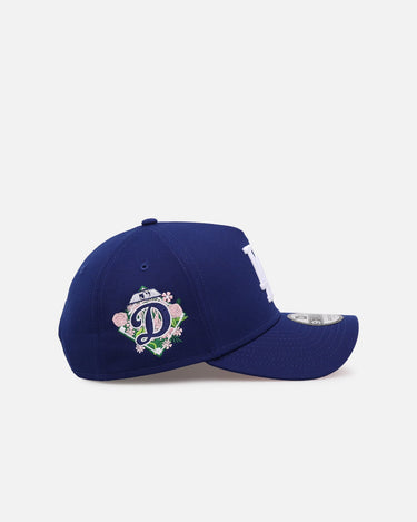 New Era Los Angeles Dodgers 'Floral Side Patch' 9FORTY A-Frame Snapback Official Team Color