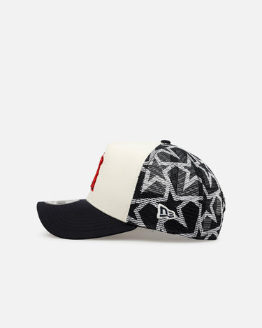 New Era Los Angeles Angels 'Fourth Of July' 9FORTY A-Frame Snapback Chrome/Navy