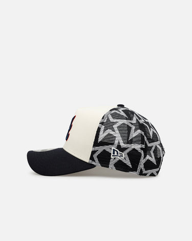 New Era Atlanta Braves 'Fourth Of July' 9FORTY A-Frame Snapback Chrome/Navy